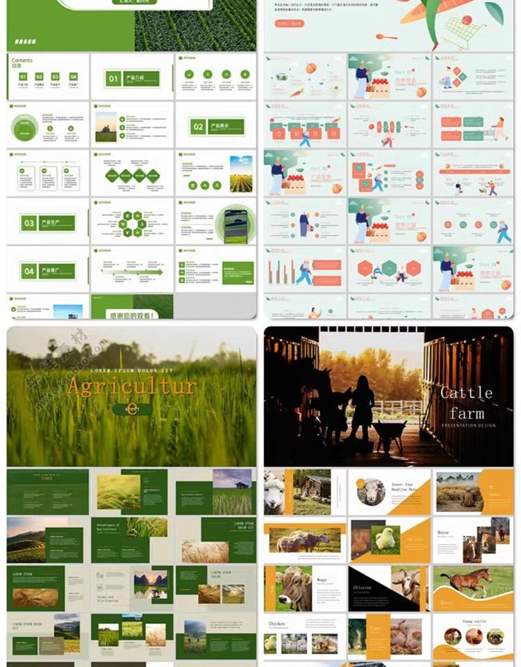 图片[8]-农业农产品PPT模板介绍营销宣传推广水果蔬菜生鲜有机食品绿色-大怪兽分享