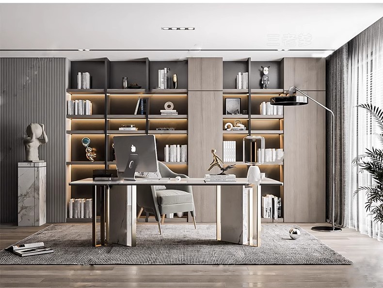 图片[23]-现代简约轻奢风格草图大师模型室内设计家装家具客厅卧室SU素材库-大怪兽分享