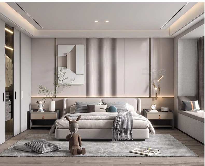 图片[25]-现代简约轻奢风格草图大师模型室内设计家装家具客厅卧室SU素材库-大怪兽分享