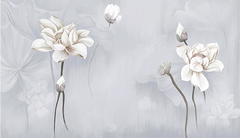 图片[37]-中式新中式壁画山水花鸟建筑背景墙壁纸装饰画高清材质SU贴图素材-大怪兽分享