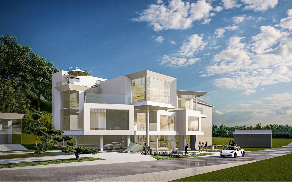 图片[11]-草图大师民宿度假村酒店中式现代别墅客栈旅游创意外观建筑SU模型-大怪兽分享