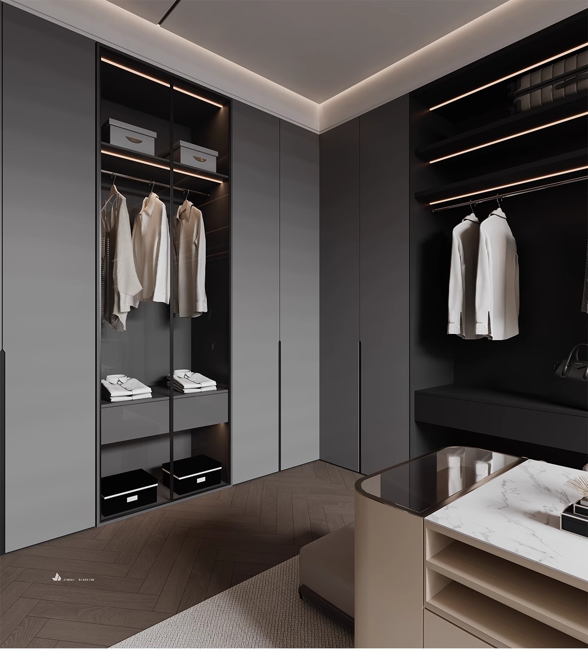 图片[11]-柜子装修设计效果图片衣柜衣帽间定制图库酒柜鞋柜橱柜出家装全屋-大怪兽分享