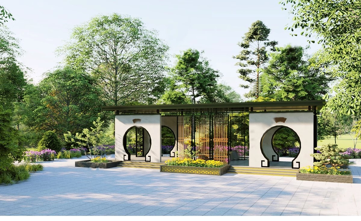 图片[11]-庭院防腐 木 花架休闲葡萄架长廊公园户外景观廊架su模型草图大师-大怪兽分享