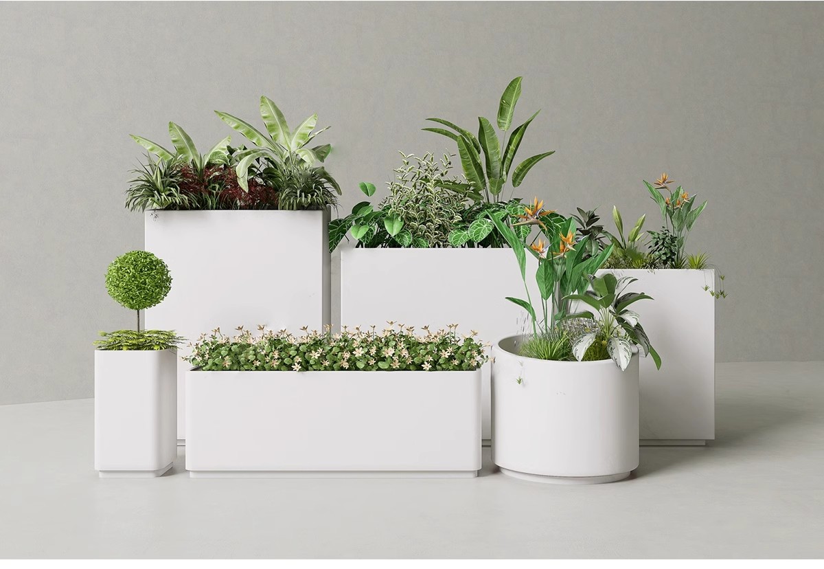 图片[11]-现代植物花坛花箱SU模型种植箱户外花箱花钵sketchup草图大师素材-大怪兽分享