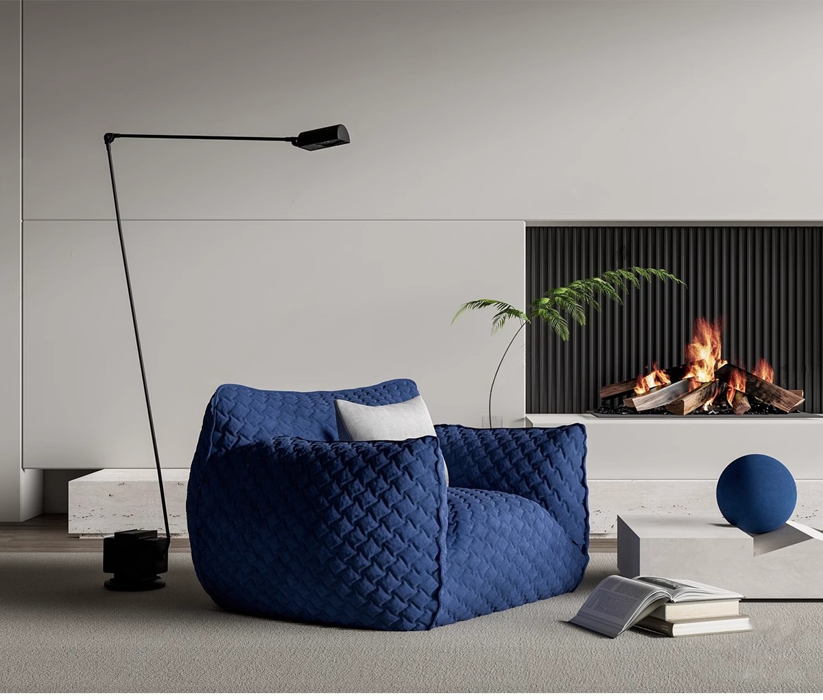 图片[11]-现代北欧沙发SU模型 客厅多人转角双人异形单人布艺沙发草图大师-大怪兽分享