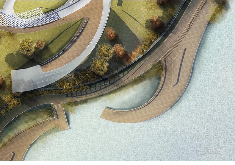 图片[9]-小清新建筑景观总平面图PSD分层园林公园广场彩平图竞赛风PS素材-大怪兽分享