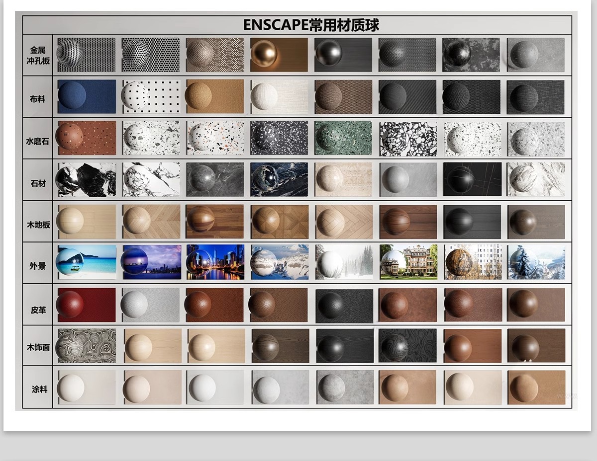 图片[9]-Enscape材质库vray草图大师SU石材木纹ens预设凹凸通道skm贴图-大怪兽分享