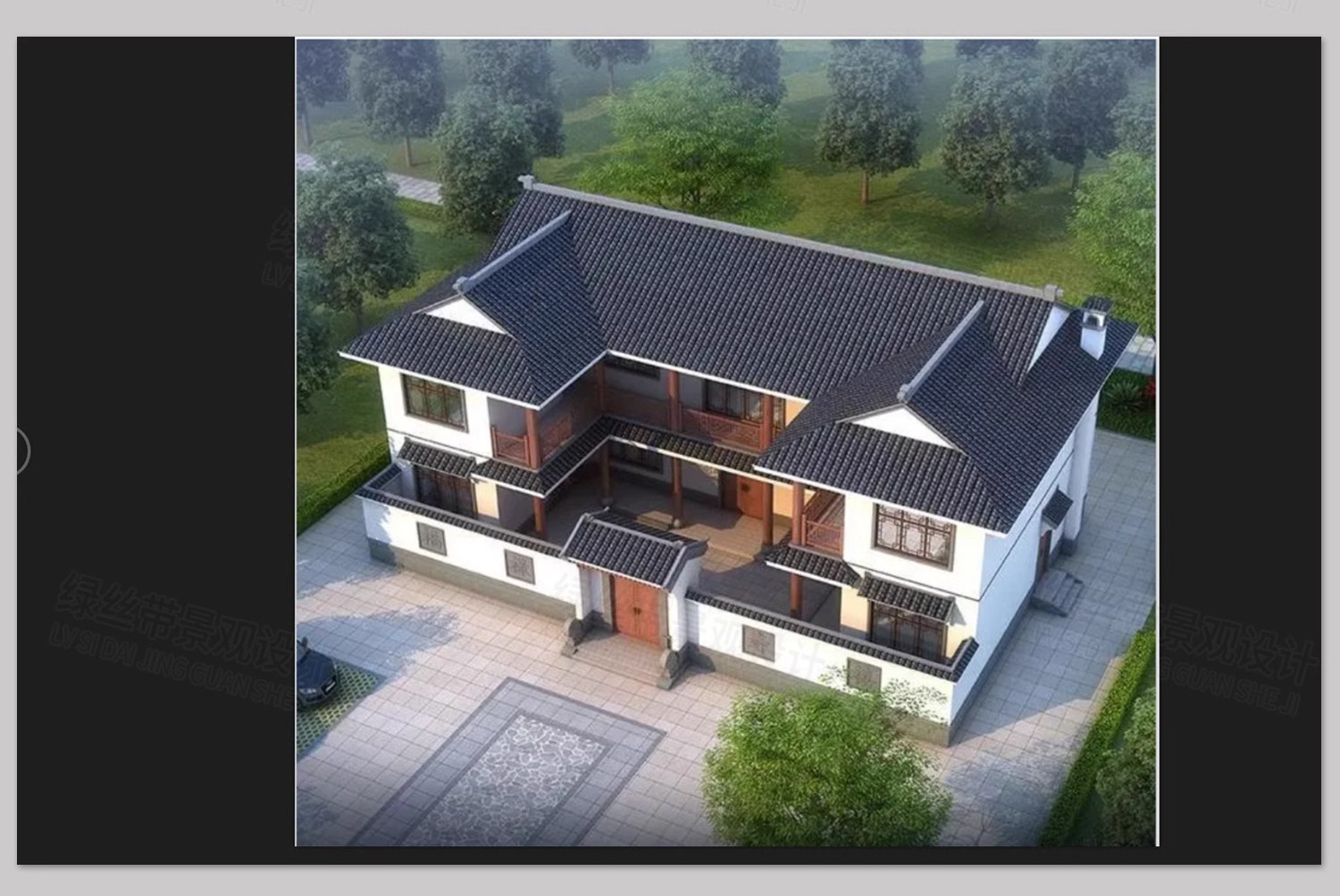 图片[10]-四合院三合院农村自建房新中式平面图仿古建筑设计图纸CAD施工图-大怪兽分享
