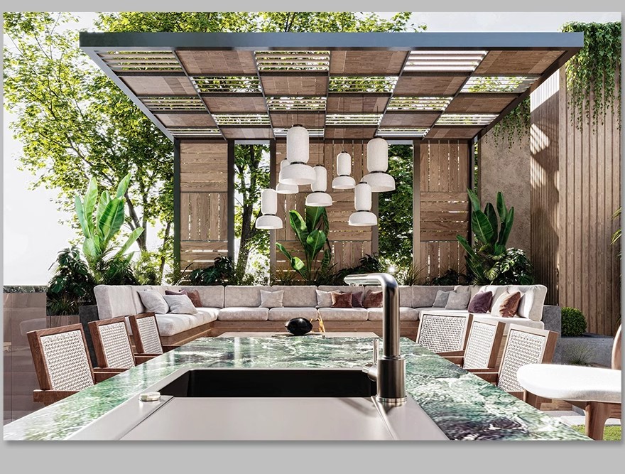 图片[32]-别墅庭院景观装修设计效果图片花园露台乡村户外院子CAD施工图纸-大怪兽分享