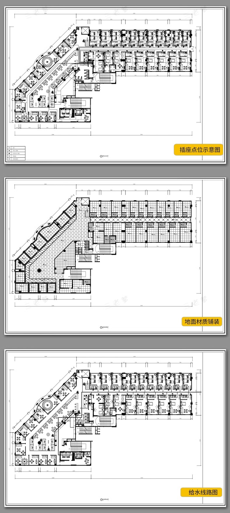 图片[23]-奶茶店咖啡厅CAD施工图纸3d效果图茶楼配套全套设计装修su模型-大怪兽分享