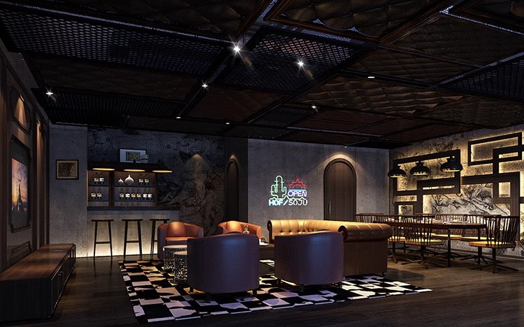 图片[27]-奶茶店咖啡厅CAD施工图纸3d效果图茶楼配套全套设计装修su模型-大怪兽分享