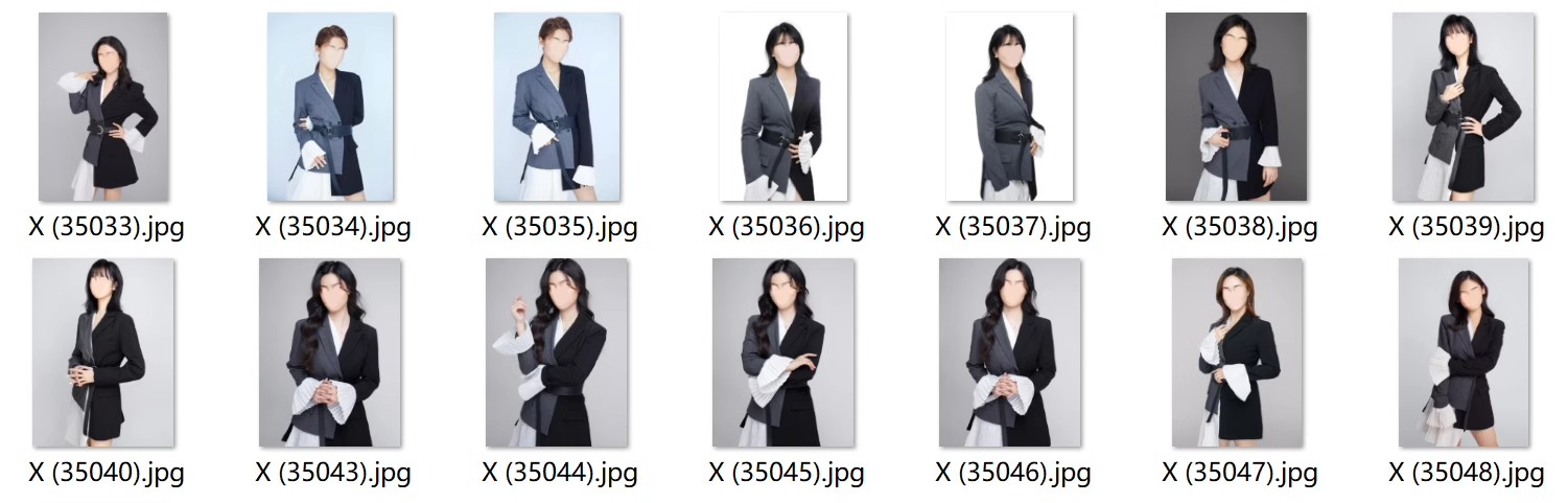 图片[11]-海马体男女士形象照样片ps合成换脸模版高清商务职业照JPG素材图-大怪兽分享