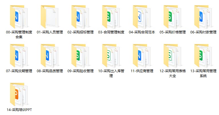 图片[11]-公司企业规章管理制度文化建设采购人事行政财务员工excel模板-大怪兽分享
