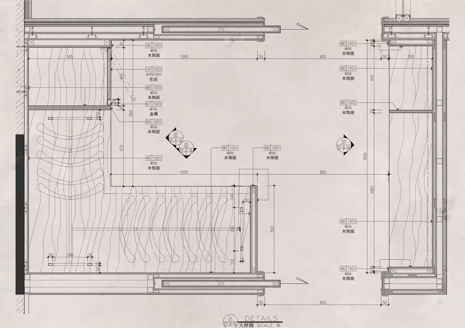 图片[8]-家装衣柜酒橱柜子榻榻米书柜鞋柜家具CAD图库平立面施工图纸设计-大怪兽分享