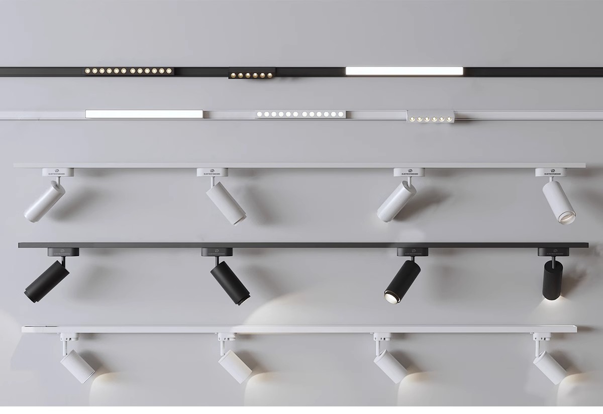 图片[12]-现代筒灯轨道射灯线条磁吸坎内嵌灯条双头舞台展示草图大师SU模型-大怪兽分享