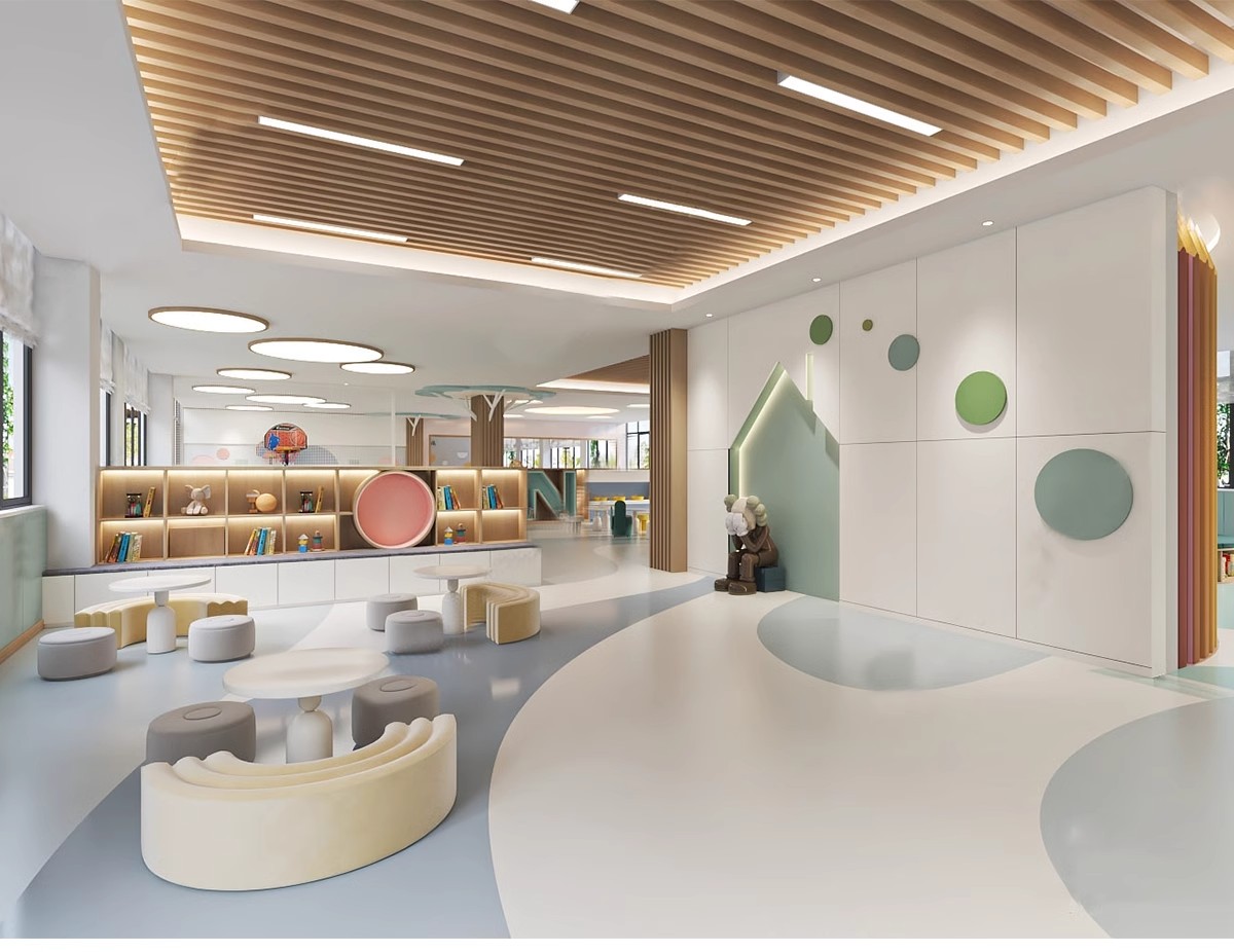 图片[10]-儿童乐园早教中心教室幼儿园3d模型室内CAD施工图3dmax效果平面SU-大怪兽分享