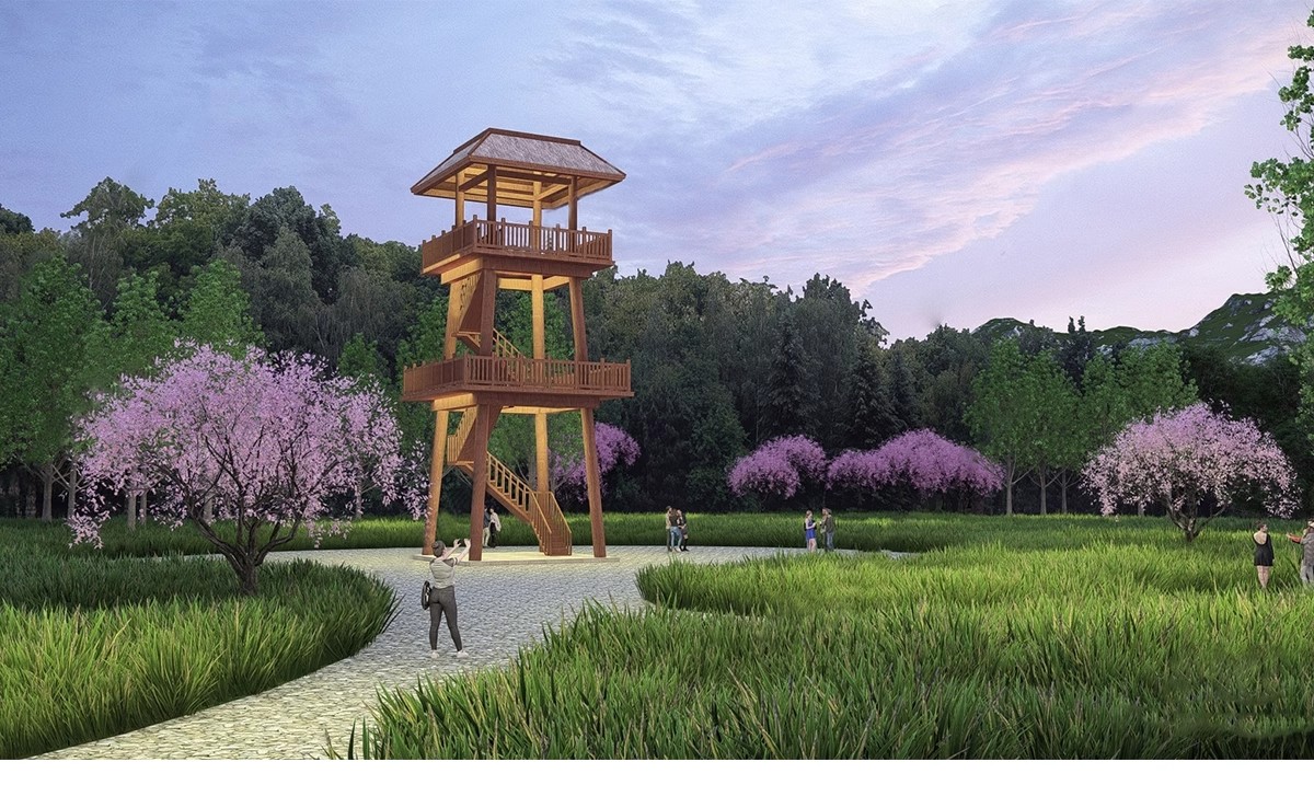 图片[12]-民宿度假村旅游景区公园观鸟瞭望台眺望塔观景平台草图大师SU模型-大怪兽分享