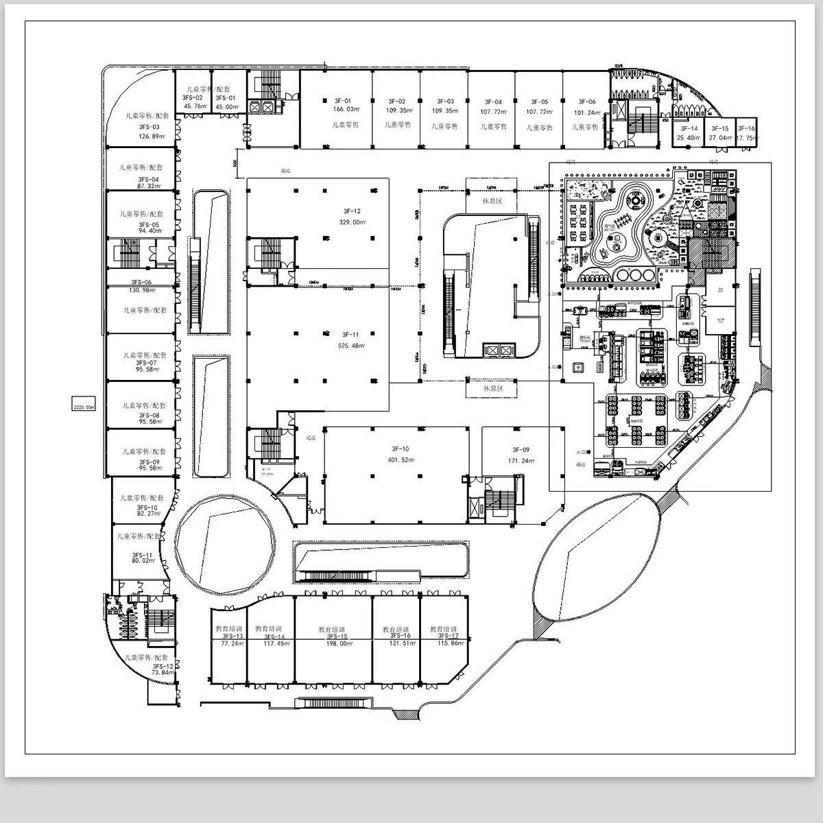 图片[12]-幼儿园CAD施工图 儿童乐园早教中心教室平面布局图室内设计效果图-大怪兽分享