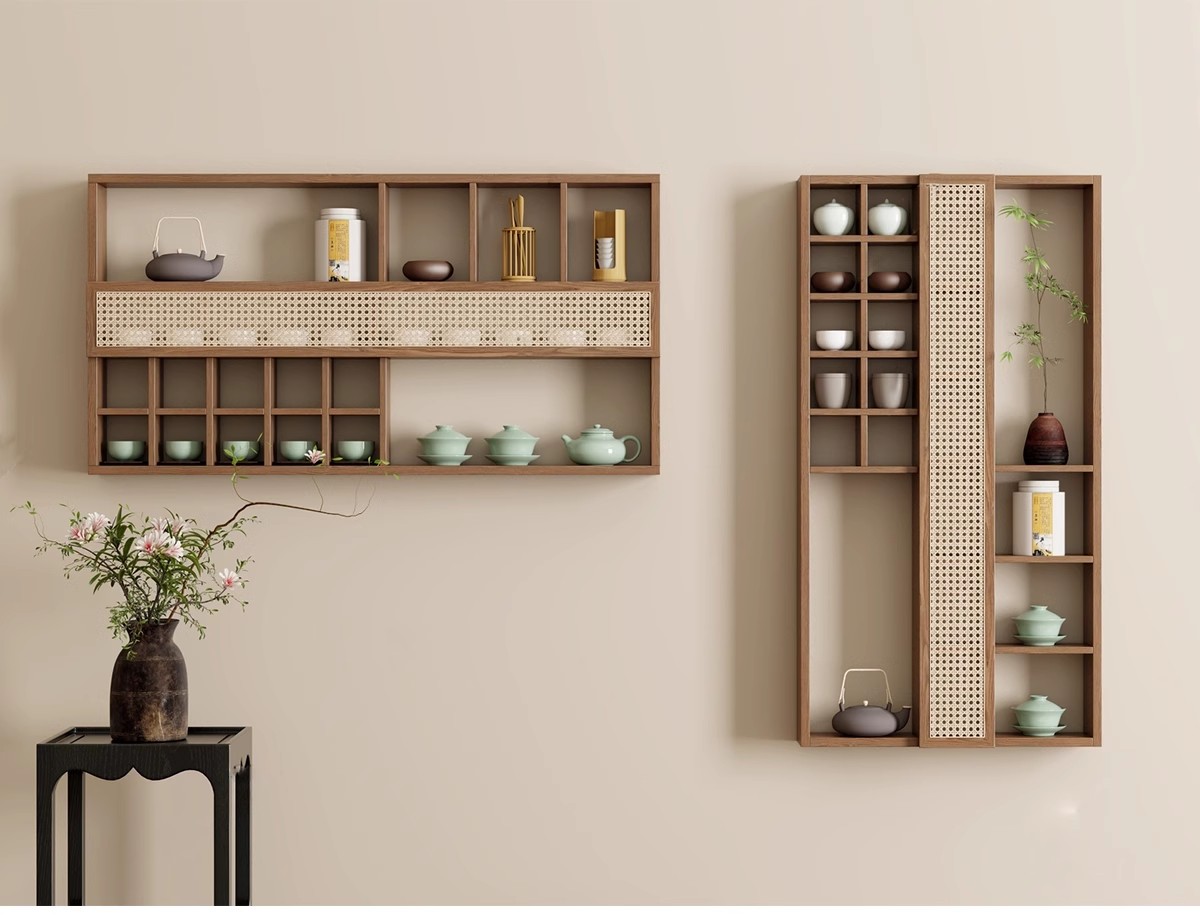 图片[12]-现代书架书柜木架置物架SU模型 创意工业风书吧书房设计草图大师-大怪兽分享