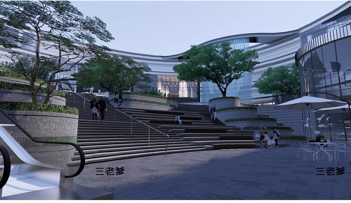 图片[12]-无障碍坡道楼梯景观阶梯公园台阶高差地形草图大师SU模型广场山地-大怪兽分享