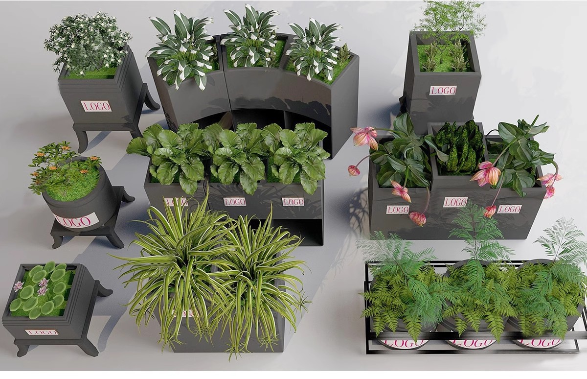 图片[12]-现代植物花坛花箱SU模型种植箱户外花箱花钵sketchup草图大师素材-大怪兽分享