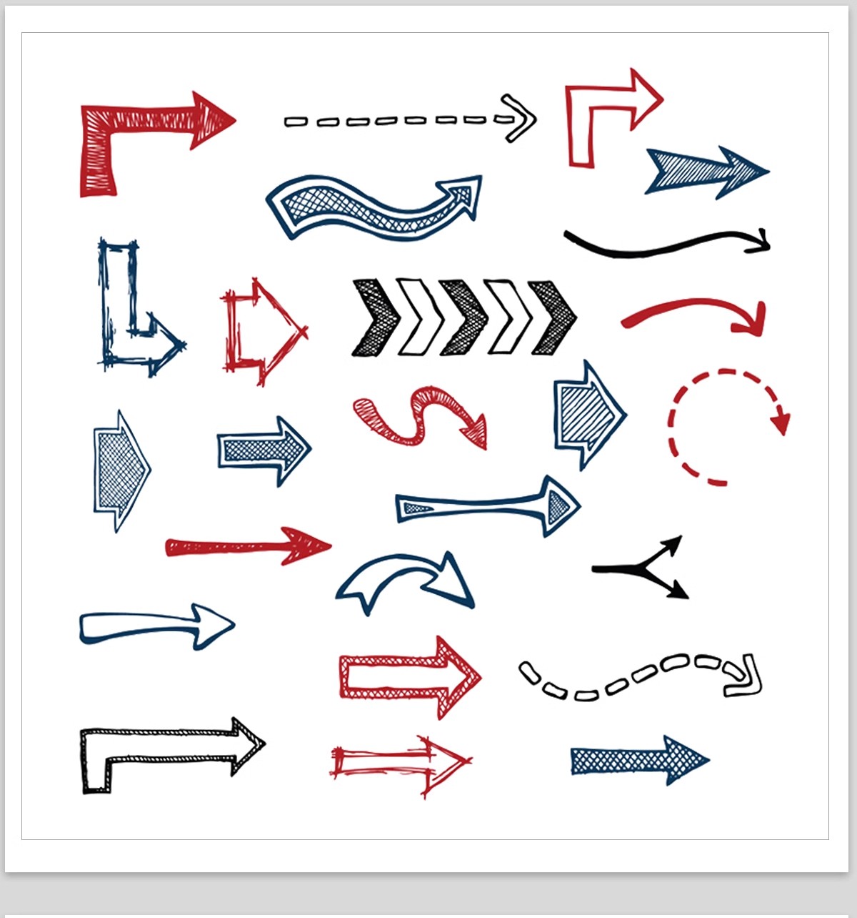 图片[11]-分析图常用箭头线条PSD源文件竞赛风格建筑景观设计PS文件素材库-大怪兽分享