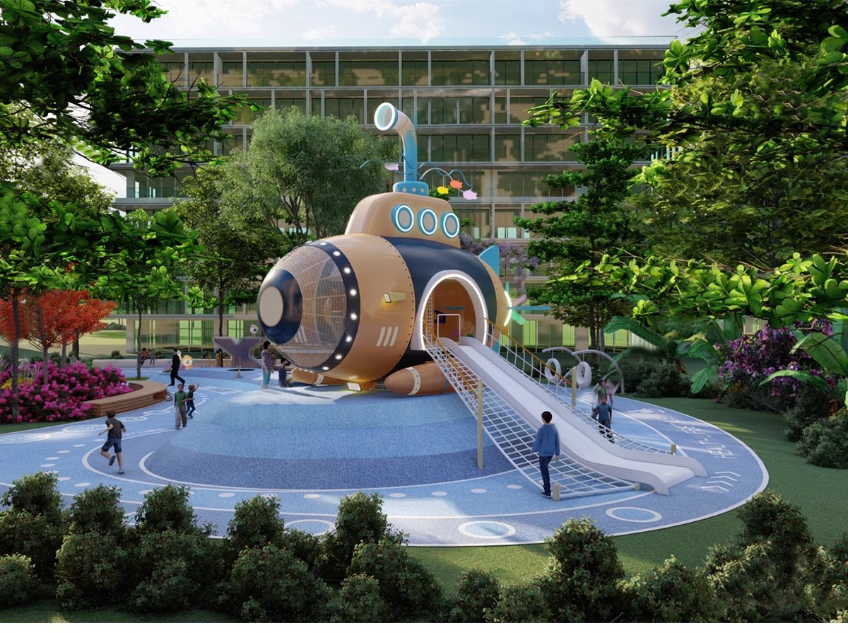 图片[12]-儿童乐园SU模型 游乐场活动区户外拓展训练设施CAD施工图草图大师-大怪兽分享