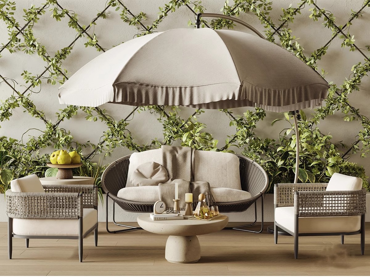 图片[12]-室外桌椅SU模型太阳伞户外咖啡厅休闲吧高脚凳躺椅沙发草图大师-大怪兽分享