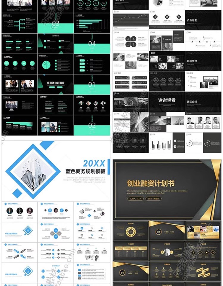 图片[10]-项目策划PPT文档模板商务商业计划书活动招商汇报融资幻灯片素材-大怪兽分享
