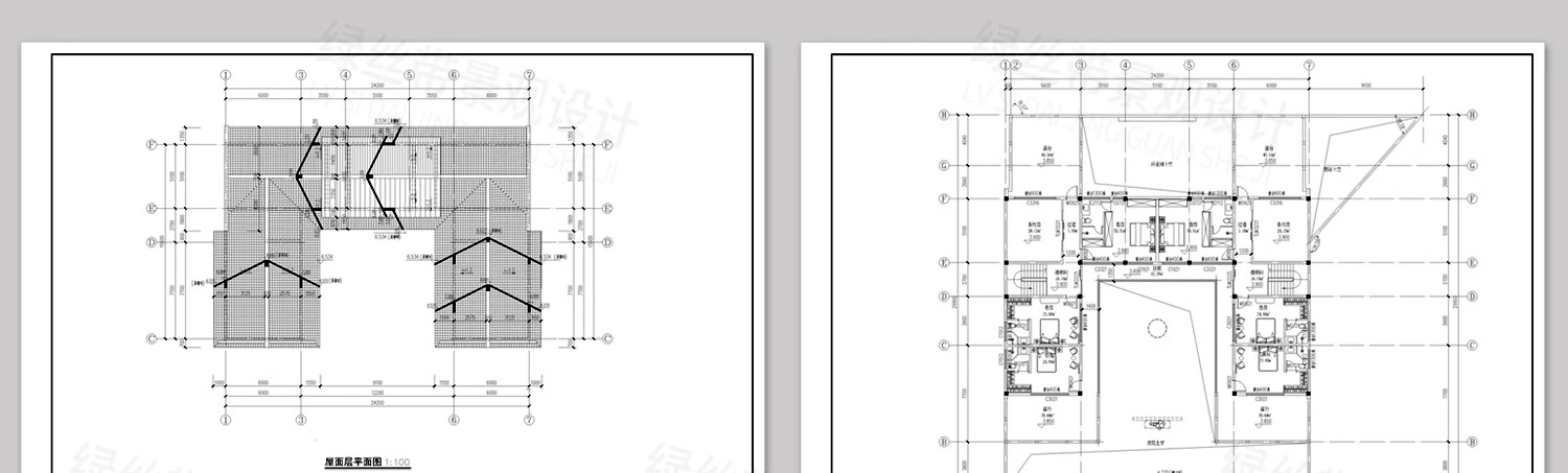 图片[11]-四合院三合院农村自建房新中式平面图仿古建筑设计图纸CAD施工图-大怪兽分享