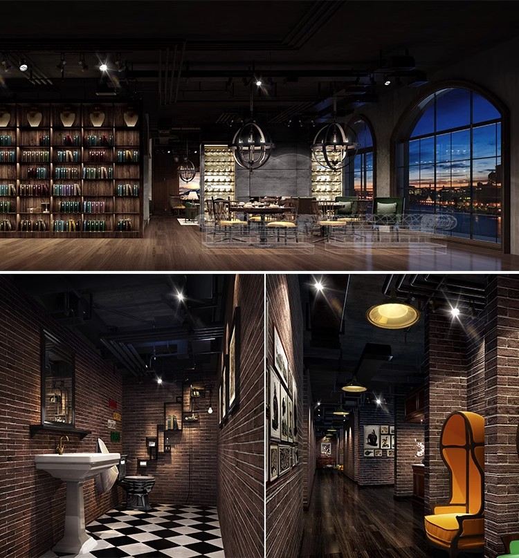 图片[31]-奶茶店咖啡厅CAD施工图纸3d效果图茶楼配套全套设计装修su模型-大怪兽分享