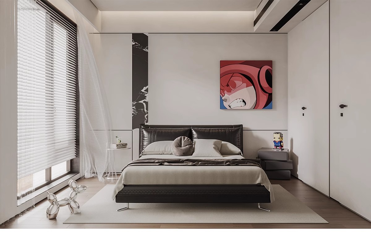 图片[31]-1300张，意式装修设计效果图 极简轻奢风格家装房屋房子客厅卧室室内图库-大怪兽分享