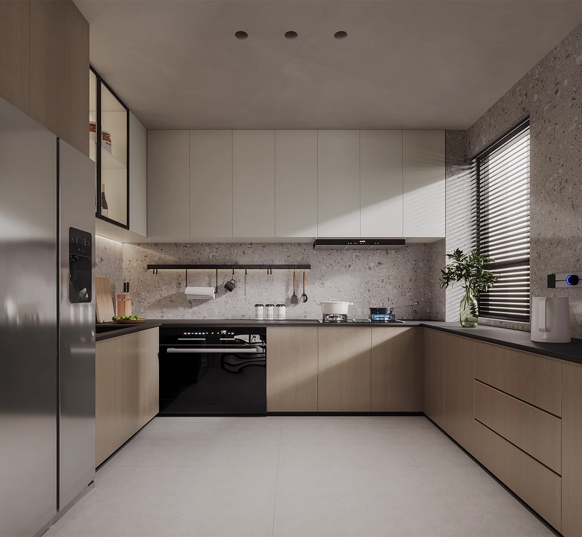 图片[33]-1300张，意式装修设计效果图 极简轻奢风格家装房屋房子客厅卧室室内图库-大怪兽分享