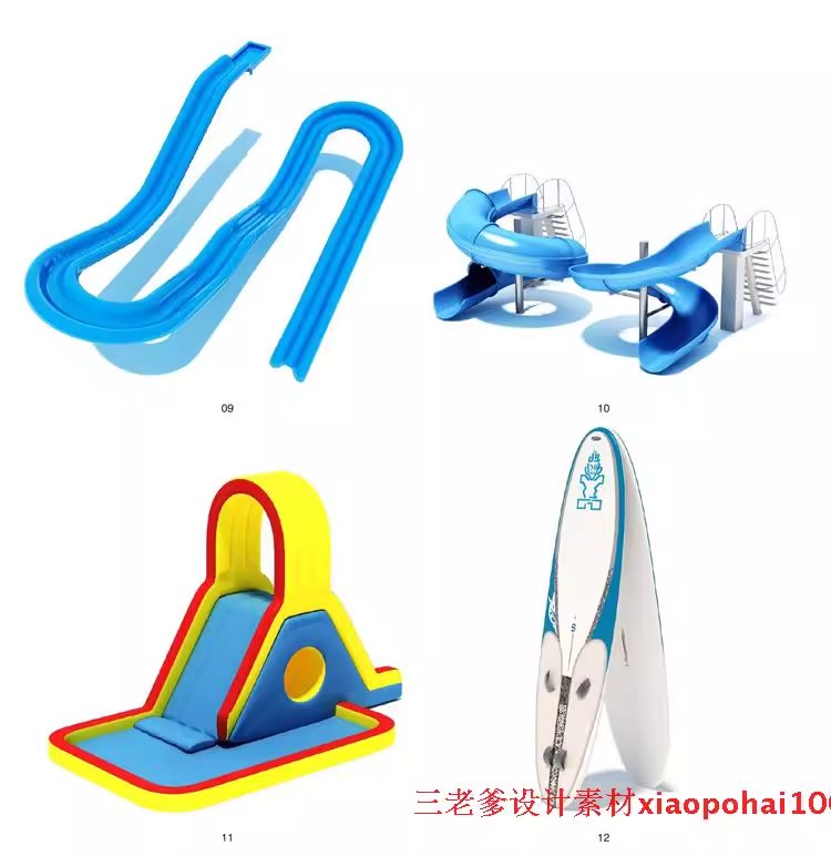 图片[34]-儿童乐园早教中心教室幼儿园3d模型室内CAD施工图3dmax效果平面SU-大怪兽分享