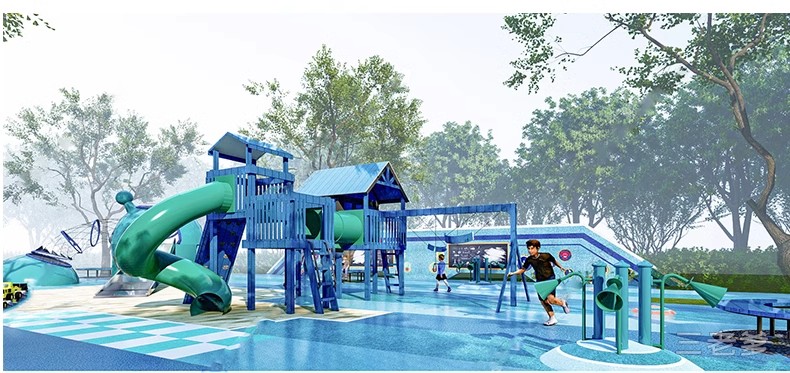 图片[29]-儿童乐园SU模型 游乐场活动区户外拓展训练设施CAD施工图草图大师-大怪兽分享