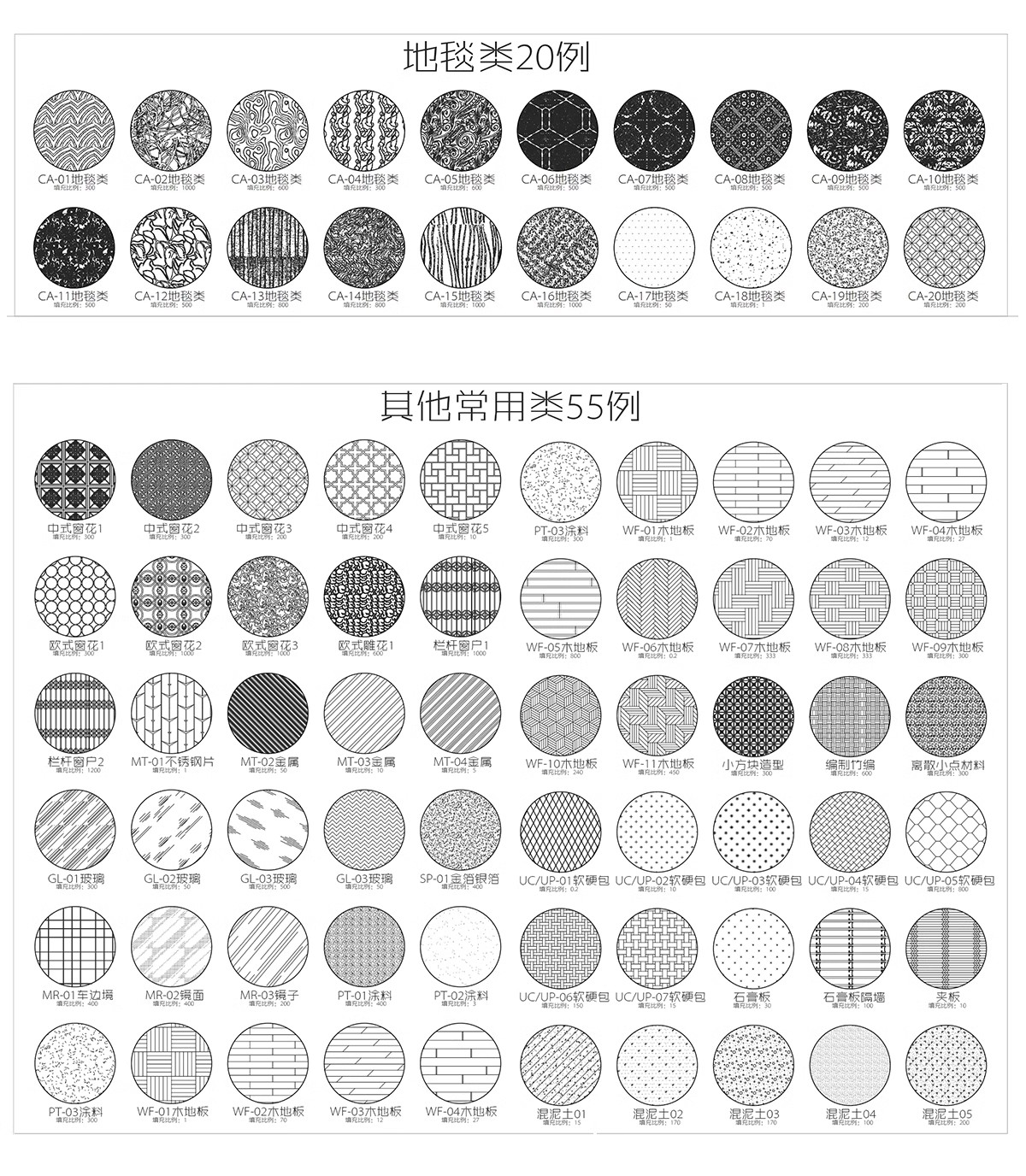 图片[11]-室内设计CAD填充图案石材木纹地毯墙纸家装施工图块自定义pat素材-大怪兽分享