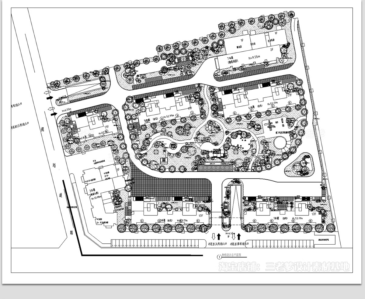 图片[12]-园林景观公园植物组团CAD图库 种植平面图绿化配置树木施工图图例-大怪兽分享