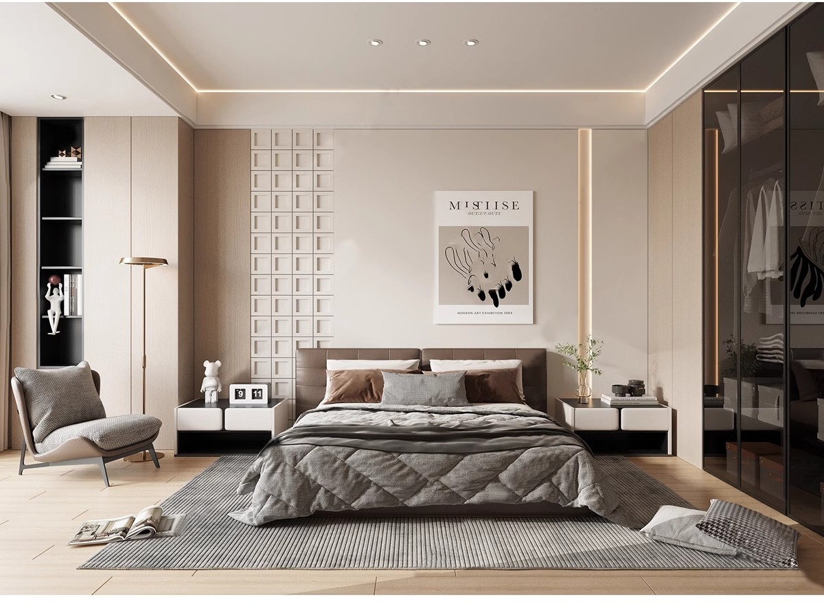 图片[13]-现代简约轻奢风格草图大师模型室内设计家装家具客厅卧室SU素材库-大怪兽分享