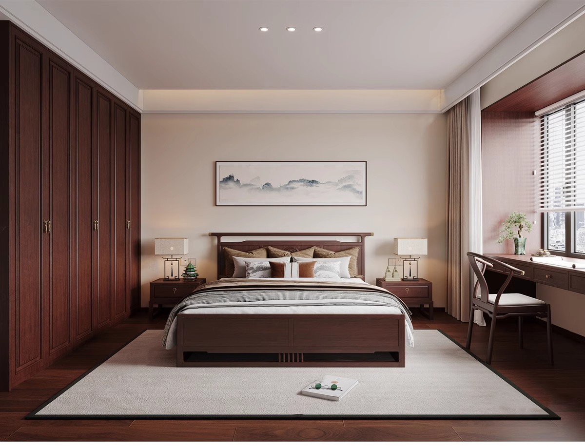 图片[13]-新中式风格SU模型室内家装客厅沙发家具餐桌椅卧室床草图大师素材-大怪兽分享