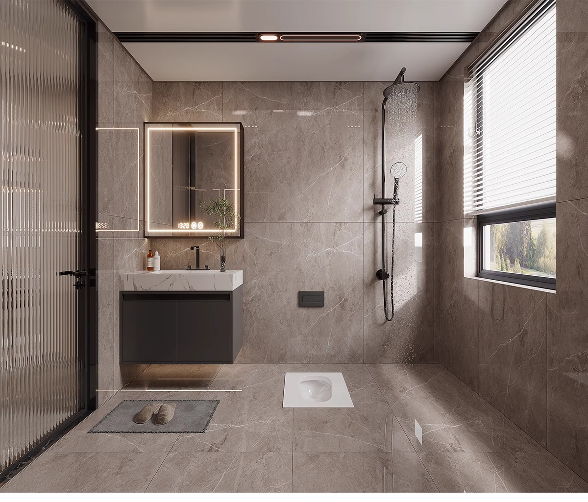 图片[12]-1300张，意式装修设计效果图 极简轻奢风格家装房屋房子客厅卧室室内图库-大怪兽分享