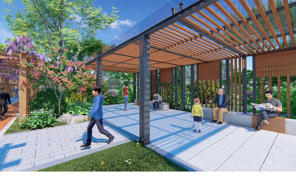 图片[13]-庭院防腐 木 花架休闲葡萄架长廊公园户外景观廊架su模型草图大师-大怪兽分享