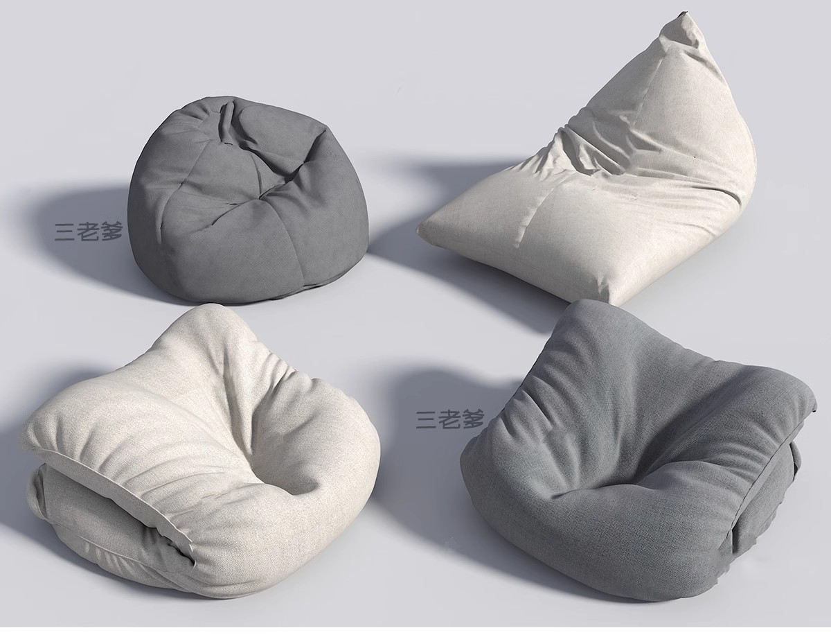 图片[13]-现代北欧沙发SU模型 客厅多人转角双人异形单人布艺沙发草图大师-大怪兽分享