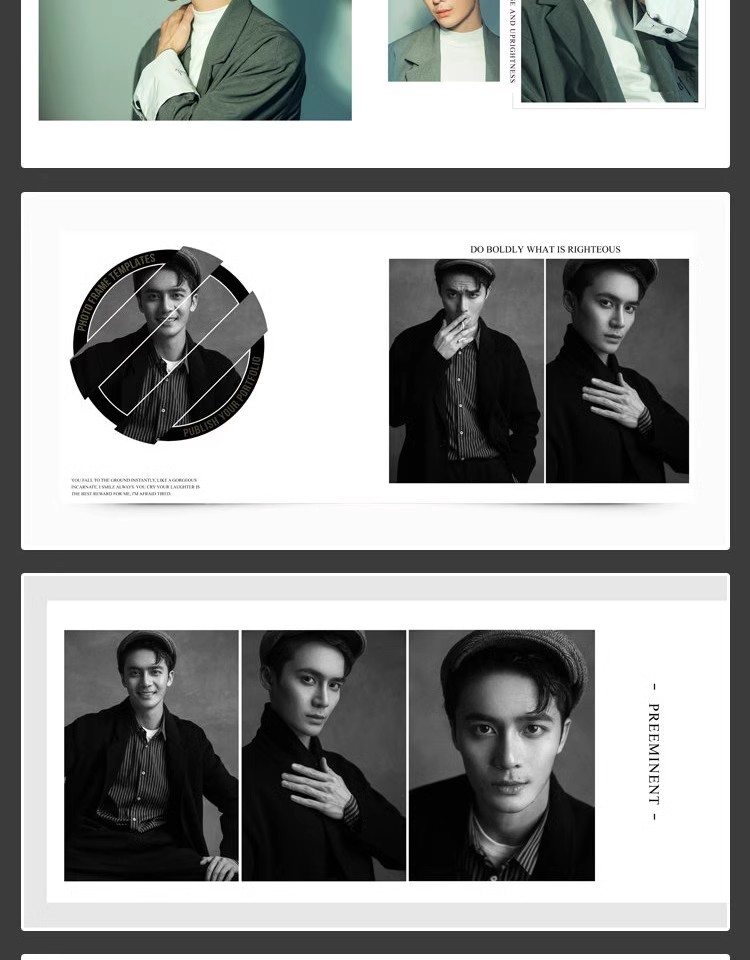 图片[11]-时尚潮流男士高端写真相册影楼排版帅哥照片摄影PSD模板素材-大怪兽分享