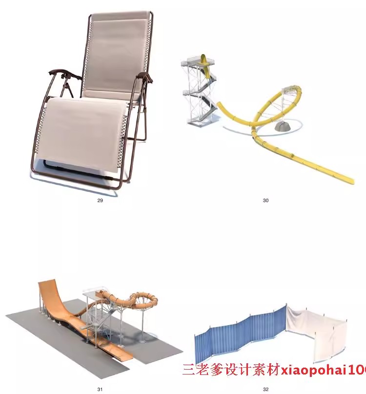 图片[39]-儿童乐园早教中心教室幼儿园3d模型室内CAD施工图3dmax效果平面SU-大怪兽分享