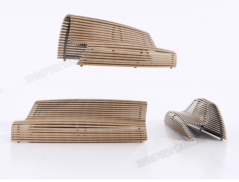 图片[25]-室外桌椅SU模型太阳伞户外咖啡厅休闲吧高脚凳躺椅沙发草图大师-大怪兽分享