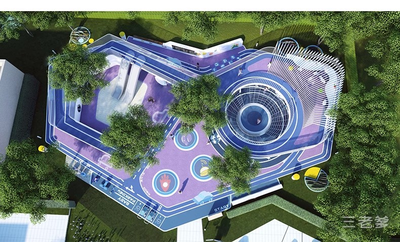 图片[36]-儿童乐园SU模型 游乐场活动区户外拓展训练设施CAD施工图草图大师-大怪兽分享