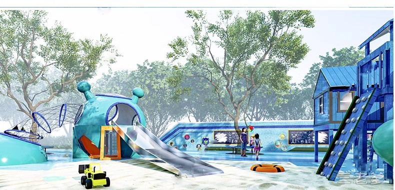 图片[39]-儿童乐园SU模型 游乐场活动区户外拓展训练设施CAD施工图草图大师-大怪兽分享