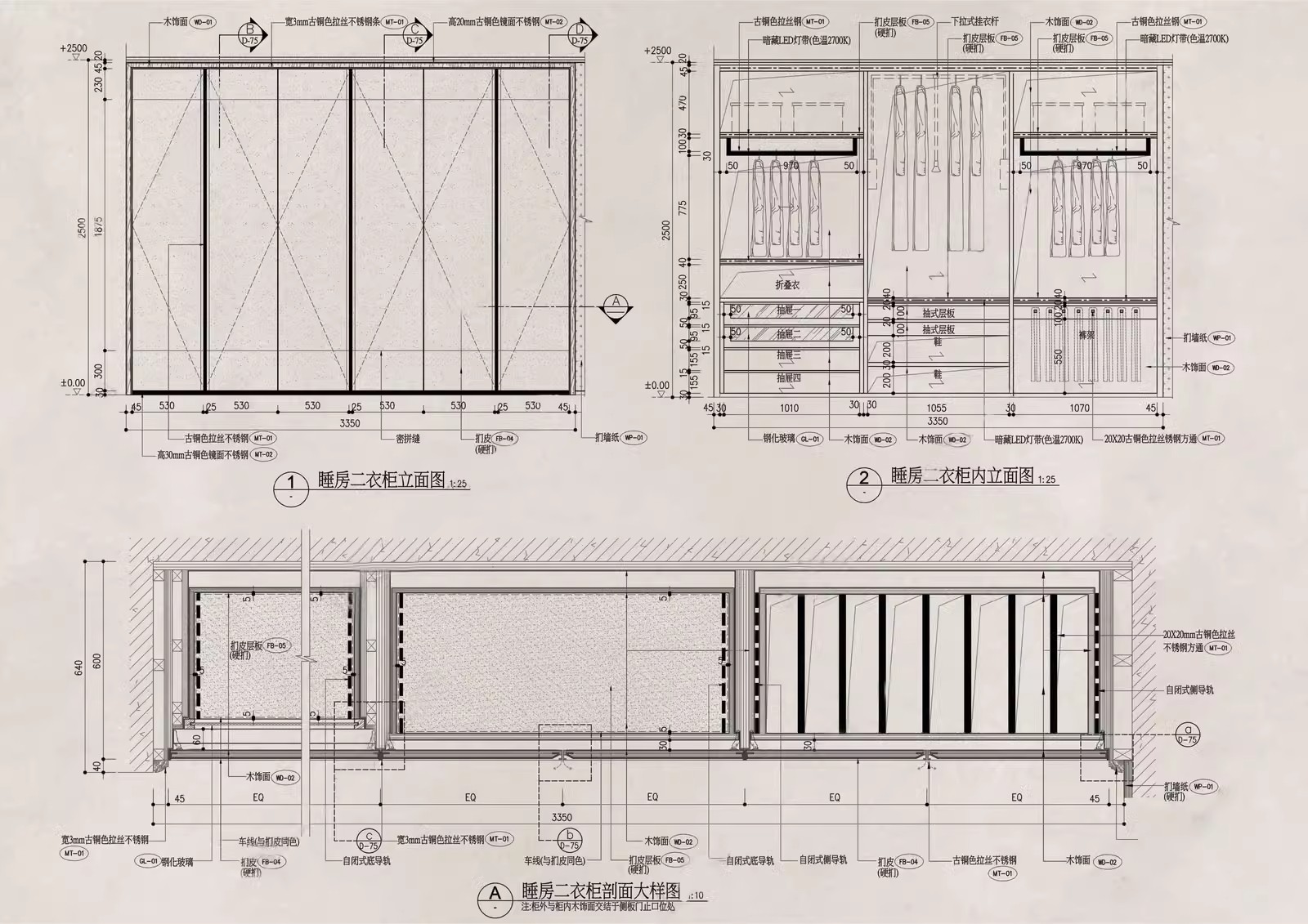 图片[9]-家装衣柜酒橱柜子榻榻米书柜鞋柜家具CAD图库平立面施工图纸设计-大怪兽分享
