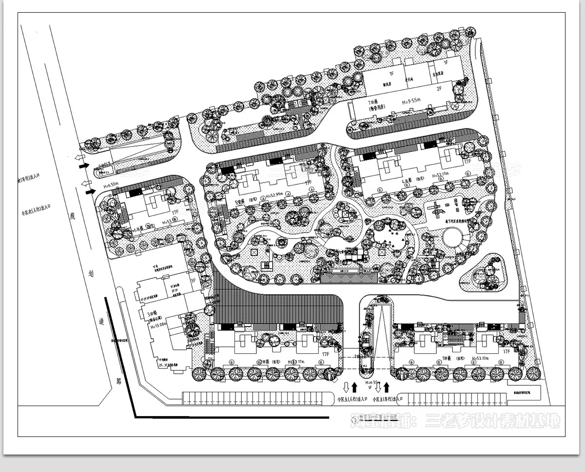 图片[13]-园林景观公园植物组团CAD图库 种植平面图绿化配置树木施工图图例-大怪兽分享