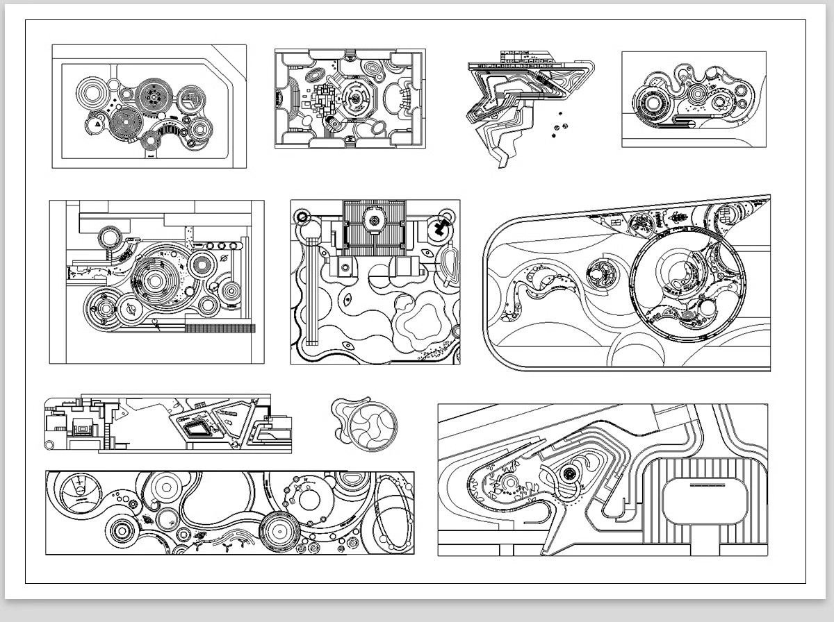 图片[12]-公园树池园林景观节点cad施工图 现代圆形树阵广场商业功能区图库-大怪兽分享